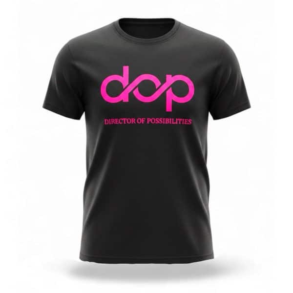 DOP Black Hot Pink Tee