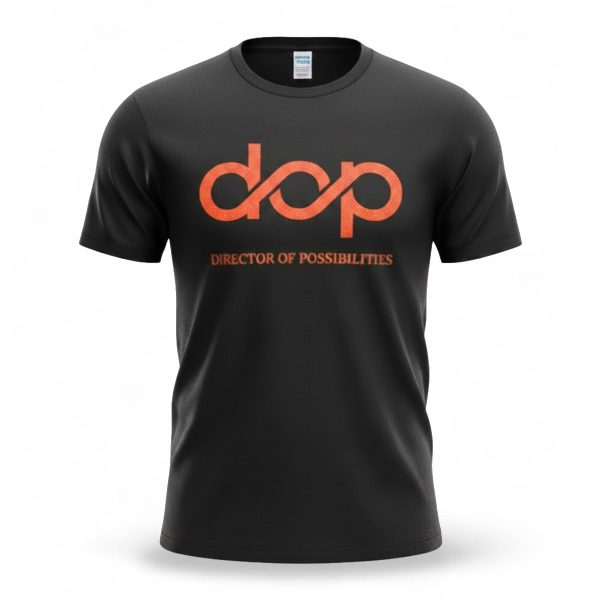 DOP Global merchandise with unique print. Make anything possible.