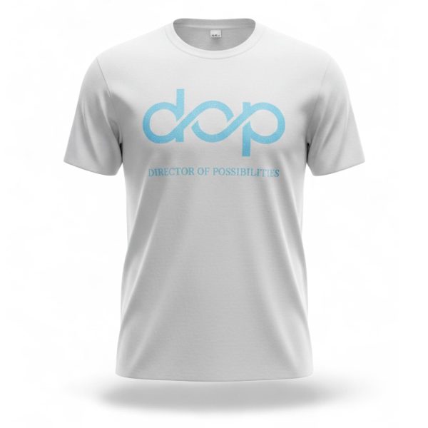 DOP Global merchandise with unique print. Make anything possible.