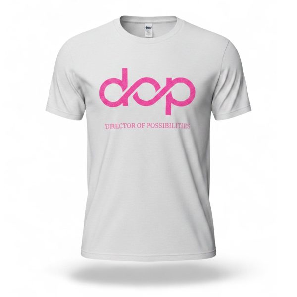 DOP Global merchandise with unique print. Make anything possible.