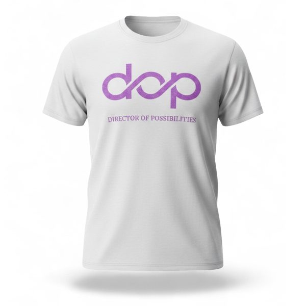 DOP Global merchandise with unique print. Make anything possible.