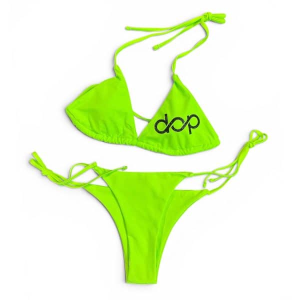 Womens Neon & Black Bikini