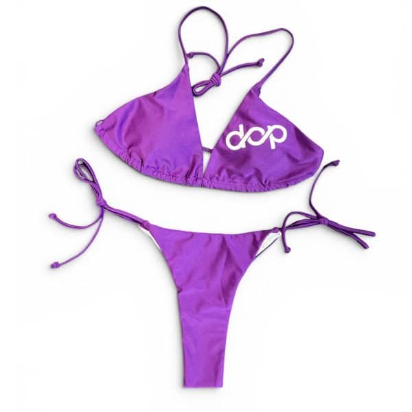 Women's Purple & White Bikini