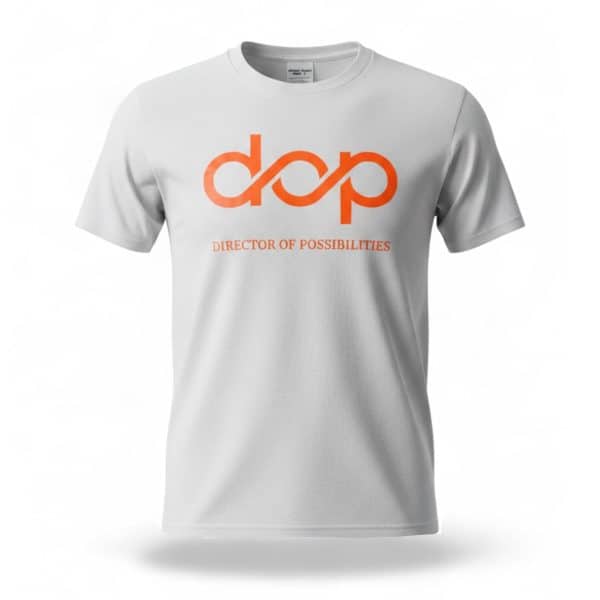 DOP White Orange Tee