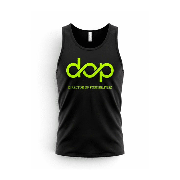 Men's Neon Yellow DOP Tank Top