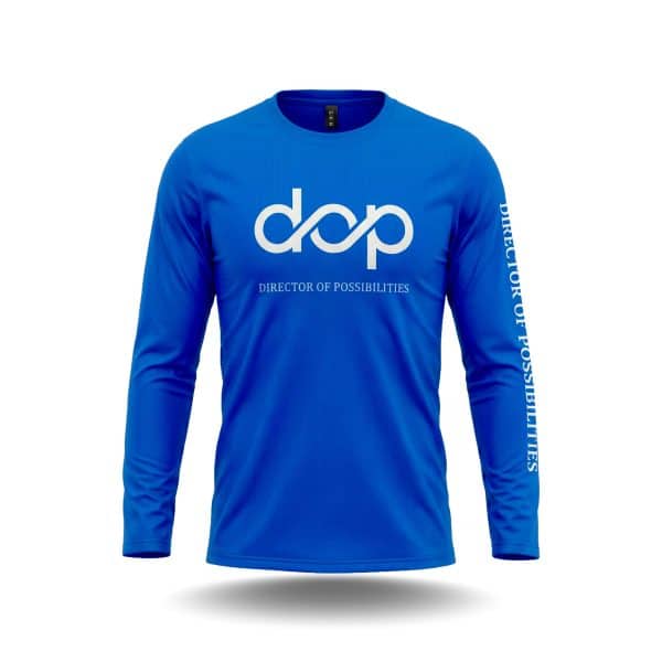 DOP Royal Blue Sport Dry Fit Long Sleeve