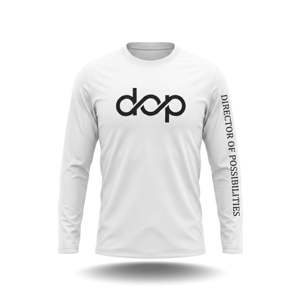DOP White Sport Dry Fit Long Sleeve