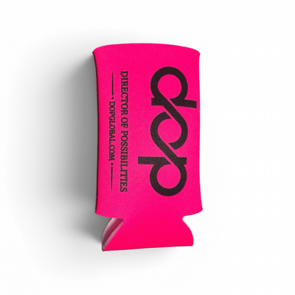 DOP Hot Pink Koozie